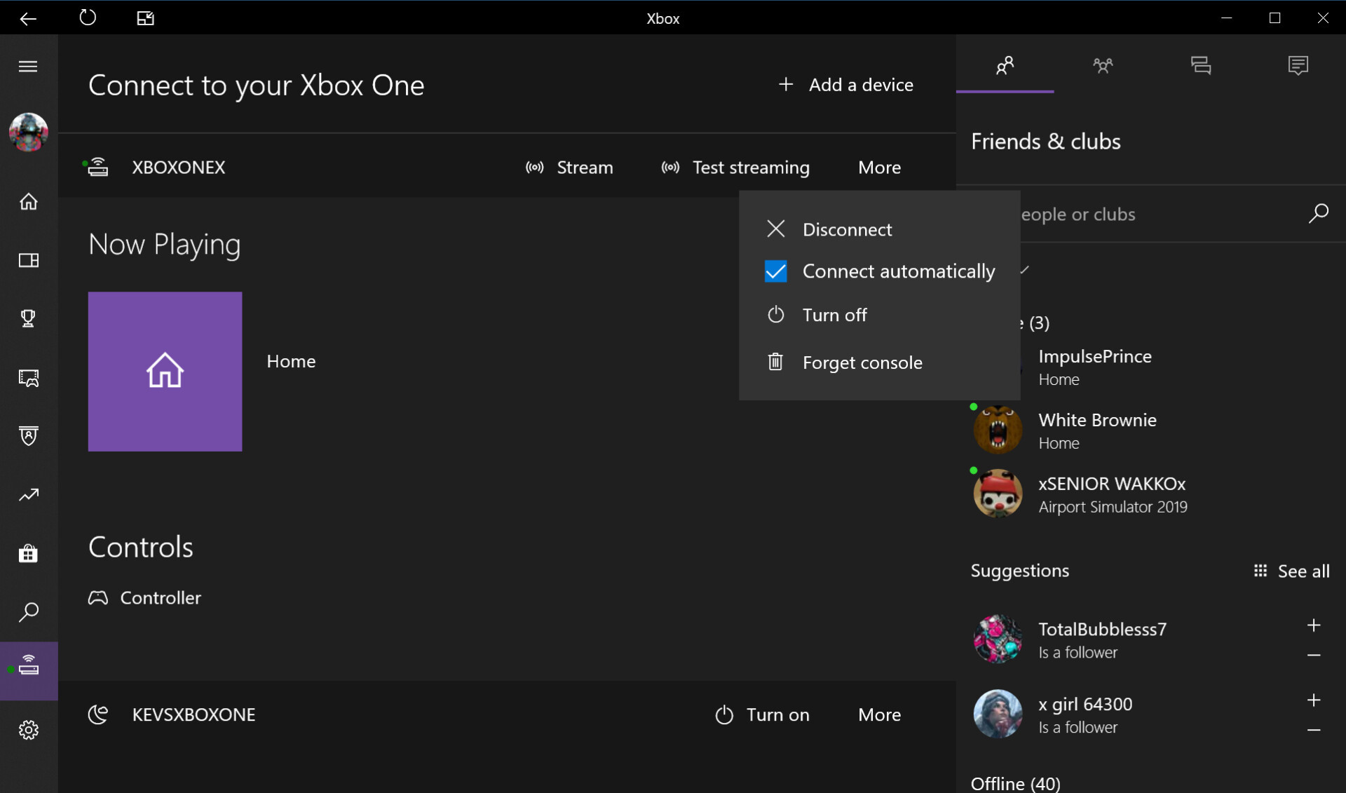 如何将Xbox One流到Windows 10
